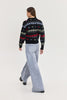 ASTRID KNITTED SWEATSHIRT BLACK