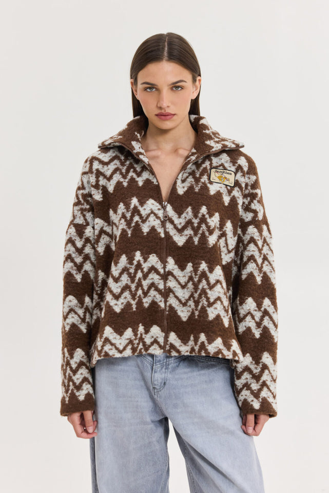 PLANET JACKET BROWN