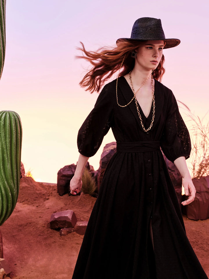 DANDELION DRESS BLACK