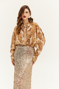 FROSTY SKIRT GOLD