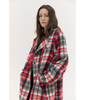 JENNY COAT RED PLAID