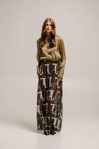 OLINA SHIRT ARMY GREEN