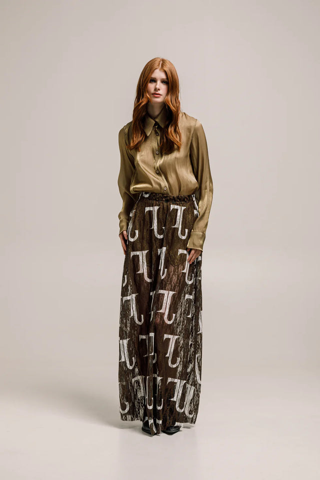OLINA SHIRT ARMY GREEN