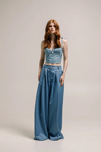 VAL PANTS STRIPED BLUE