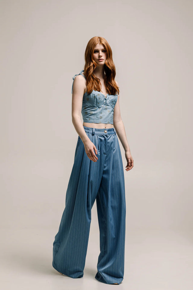 VAL PANTS STRIPED BLUE