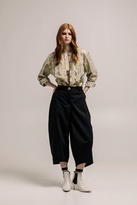 CHOGAN CROPPED PANTS BLACK