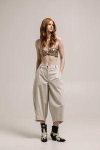 CHOGAN CROPPED PANTS VANILLA