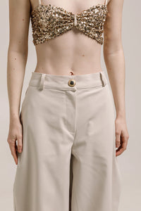 CHOGAN CROPPED PANTS VANILLA