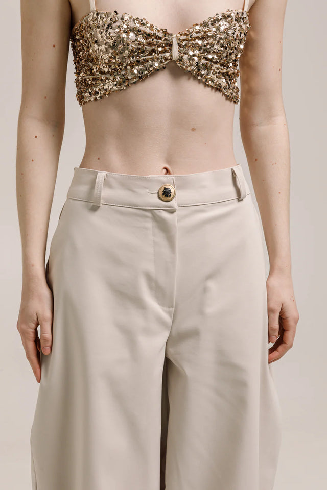 CHOGAN CROPPED PANTS VANILLA