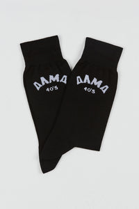 ALMA 40s SOCKS BLACK