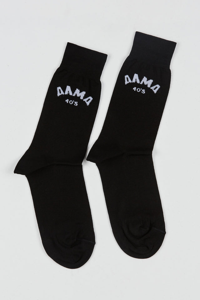 ALMA 40s SOCKS BLACK