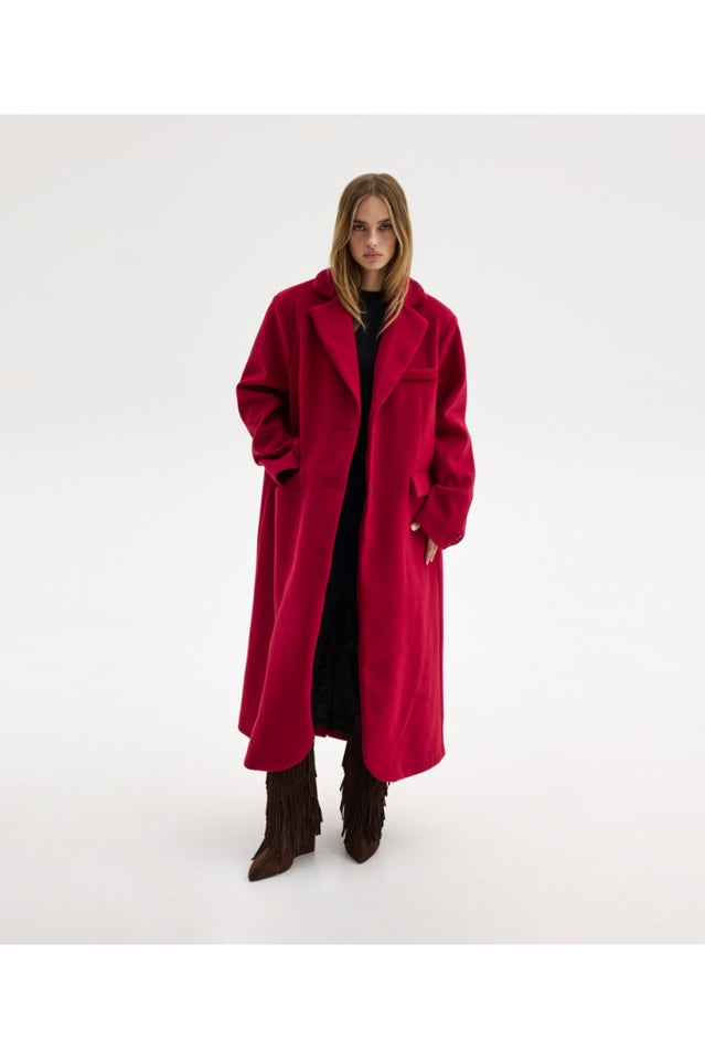 KATHY COAT RED