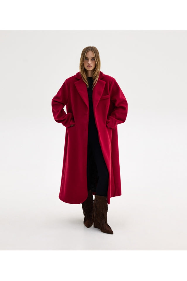 KATHY COAT RED