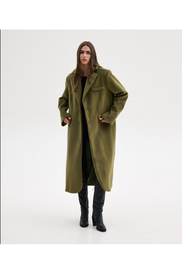 KATHY COAT OLIVE