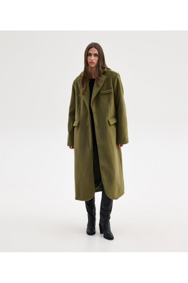 KATHY COAT OLIVE