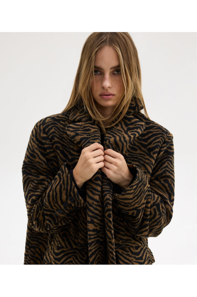 KATHY COAT ZEBRA