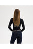 LAURA TURTLENECK TOP BLACK