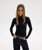 LAURA TURTLENECK TOP BLACK