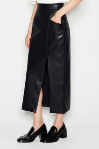 LEATHER ADVENTURE SKIRT BLACK