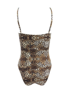 LEOPARD WIRE ONE PIECE