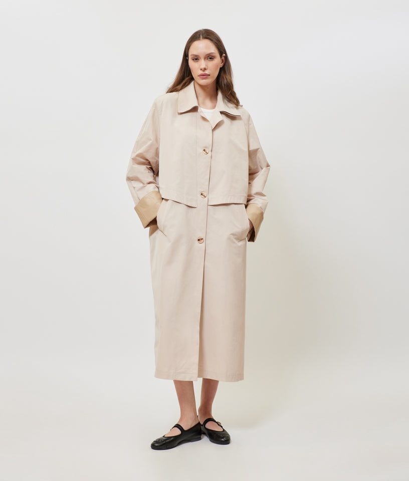 MATHIEW TRENCH COAT BEIGE