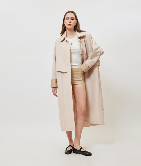 MATHIEW TRENCH COAT BEIGE
