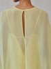 LONG SLEEVE CAPE BUTTERYELLOW
