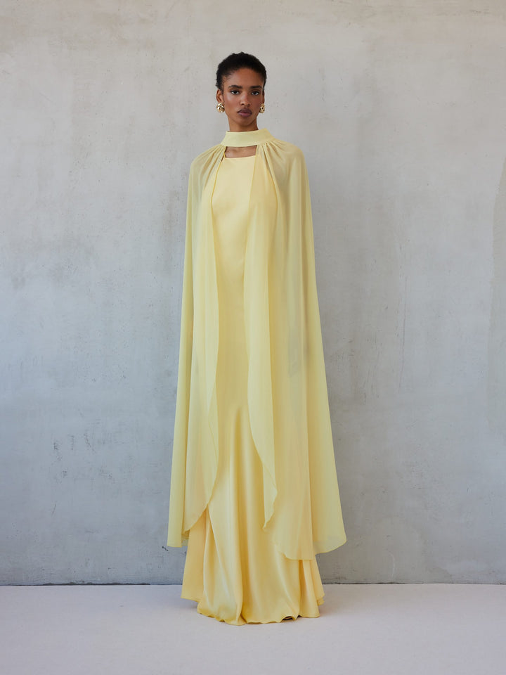 NATALIE DRESS BUTTERYELLOW