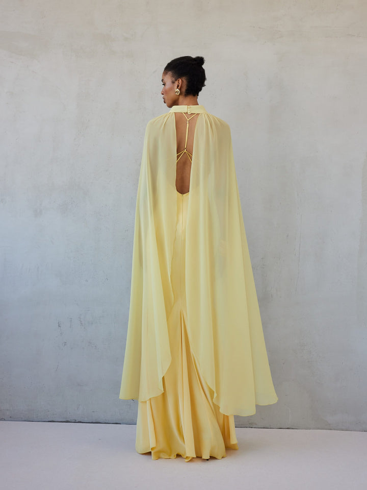 NATALIE DRESS BUTTERYELLOW