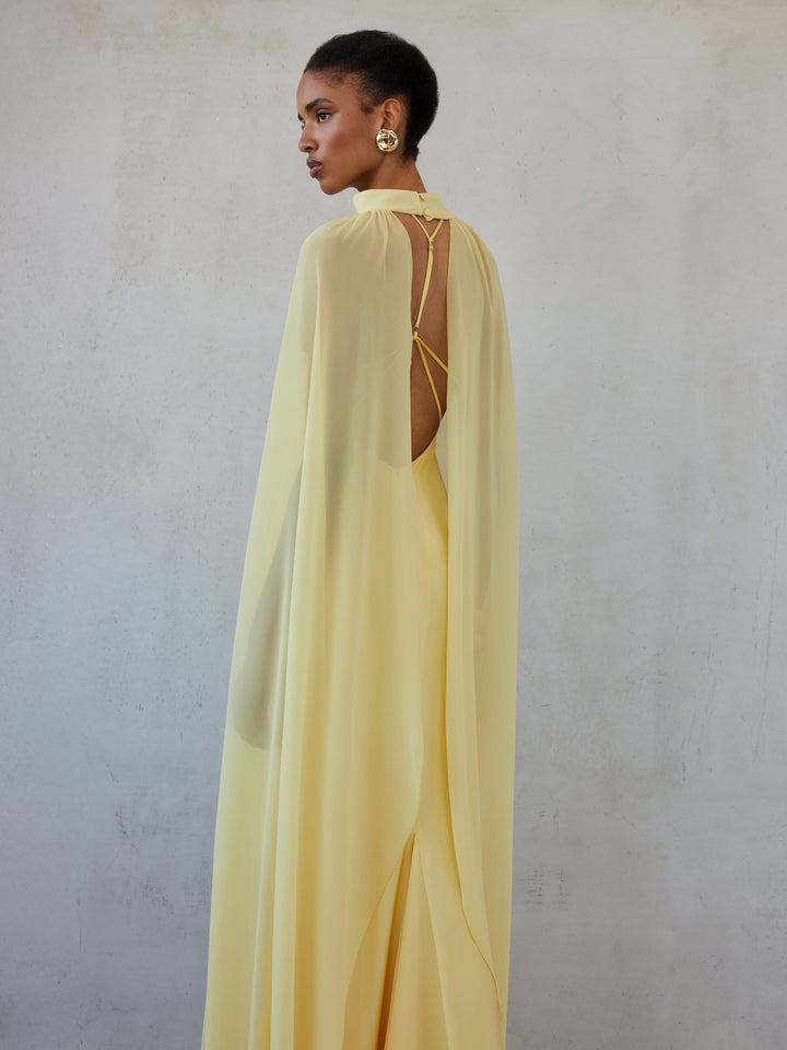 NATALIE DRESS BUTTERYELLOW