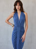 VITTORIA DRESS | DUSTY BLUE
