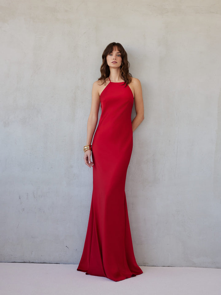 NATALIE DRESS PASSION RED