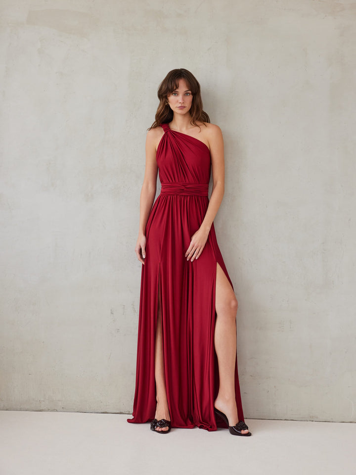 MARGOT DRESS | RUBY RED