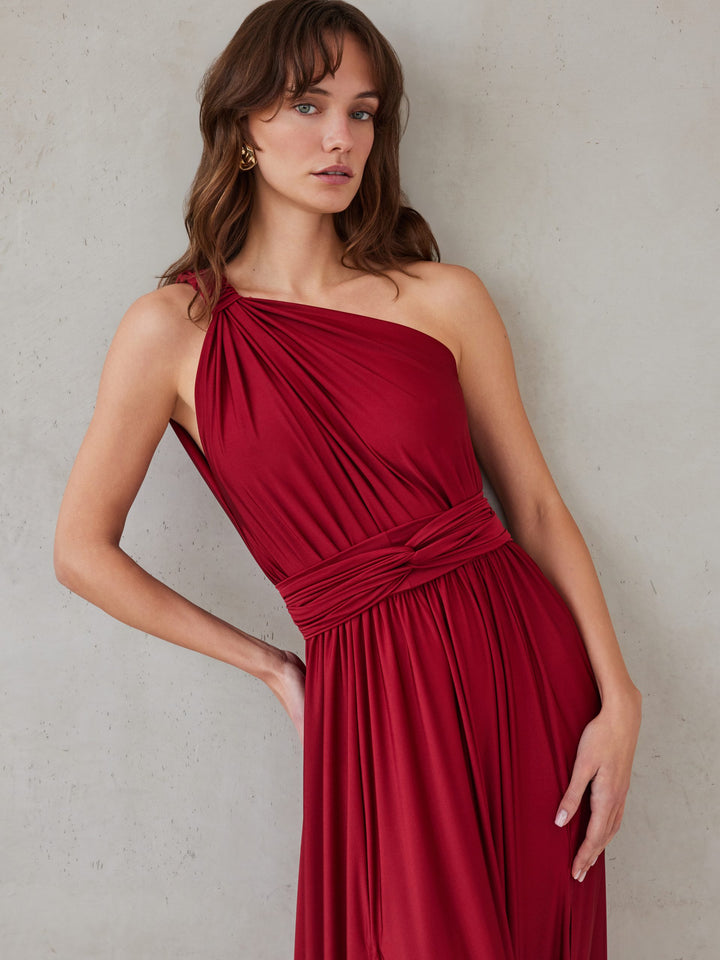 MARGOT DRESS | RUBY RED