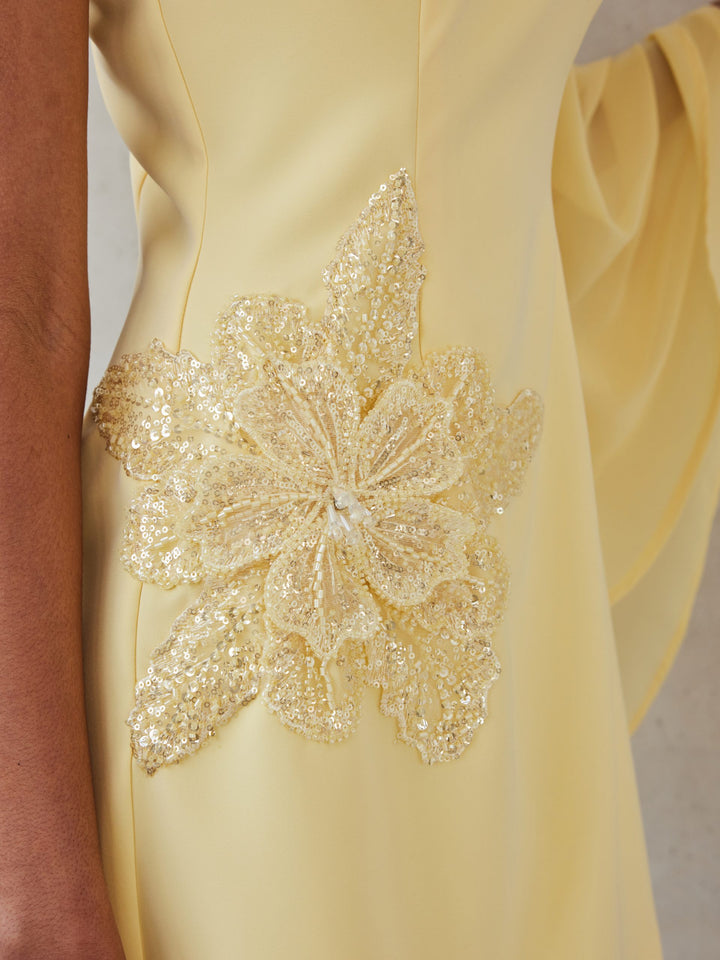VALERIE DRESS BUTTERYELLOW