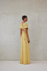 BEATRICE DRESS WARM OCHRE