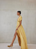 BEATRICE DRESS WARM OCHRE