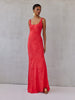EMELINE DRESS | CORAL