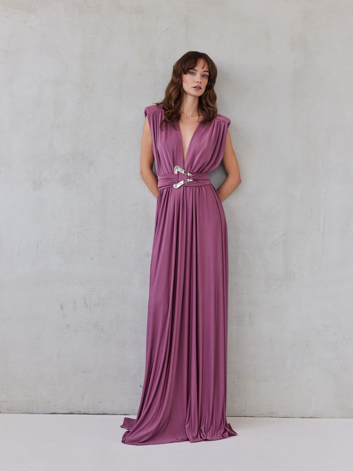 ANABELLE DRESS DUSTY PINK