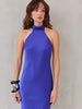 KYMA DRESS PURPLISH BLUE