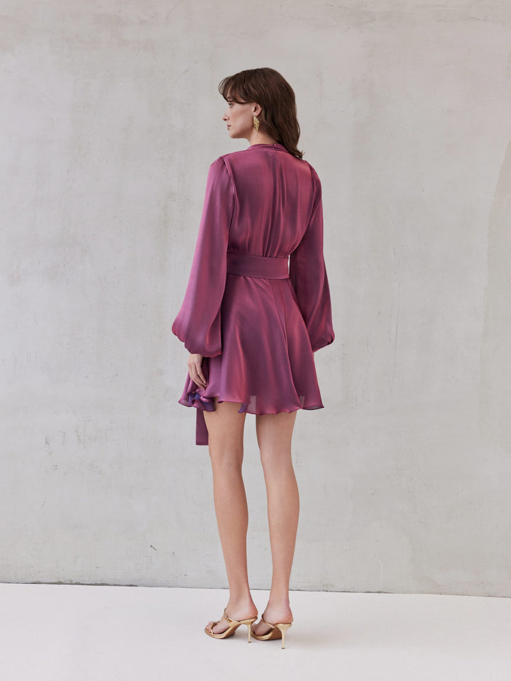 SAVINA DRESS | MAGENTA