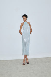 CARRIE SEQUIN DRESS | BABY BLUE