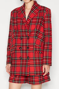 MODS REMAKE BLAZER CHECK RED