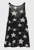 STARFARI TOP BLACK/WHITE