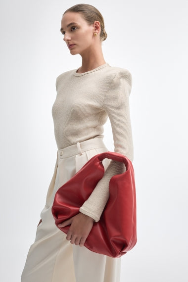 SIN MINI LEATHER BAG RED - PRE-ORDER ITEM