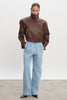 MEGAN LEATHER JACKET RUSTIC BROWN