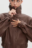 MEGAN LEATHER JACKET RUSTIC BROWN