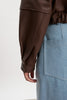 MEGAN LEATHER JACKET RUSTIC BROWN
