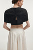 LETICIA CAPE TOP BLACK
