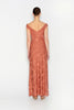 CACTUS LONG DRESS TERRACOTTA